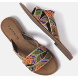 Lazamani Dames Slippers 75.337 Multi