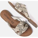 Lazamani Dames Slippers 75.337 Beige