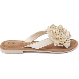 Lazamani - Dames Slippers 517 Off-White