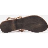 Lazamani - Emily Leren Dames Sandalen Silver