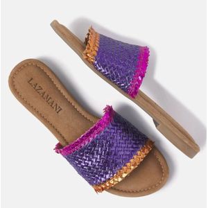 Lazamani Dames Slippers 486 Purple