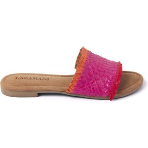 Lazamani Dames Slippers 486 Fuxia Roze