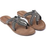 Lazamani - Dames Slippers 75 419 Black