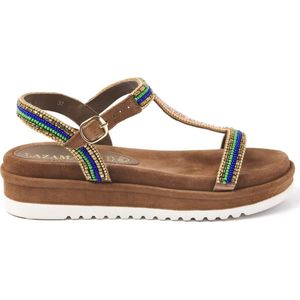 Lazamani Dames Sandalen 75 417 Blue Multi