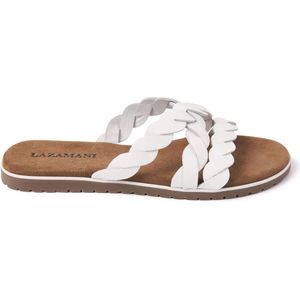 Lazamani Dames Slippers 75.384 White