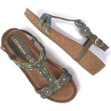 Lazamani Dames Sandalen 75 354 Olive