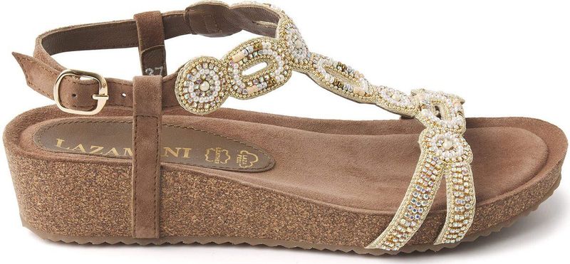 Lazamani Dames Sandalen 75.354 Beige
