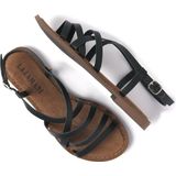 Lazamani - Lucy Leren Dames Sandalen Black