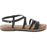 Lazamani - Lucy Leren Dames Sandalen Black