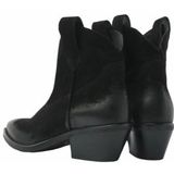 Lazamani - Gigi - Enkellaarsjes - Black - Suede