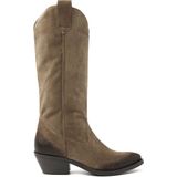 Lazamani - Amy Dames Laarzen Suede Sand