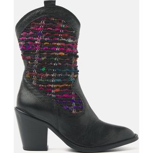 Lazamani Dames Laarsjes 35.119 Black Maat 38