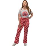 Zoso T-shirt Viola T Shirt With Artwork 232 0016 1240 White bright Pink Dames