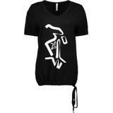 Zoso T-shirt Amani 232 0000 0016 Black white Dames