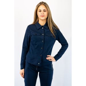 Zoso Jessy Casual Vest Dames Donkerblauw 2xl/44