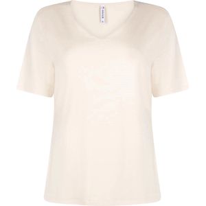 Zoso Lyan Casaul T-shirt Dames Wit L