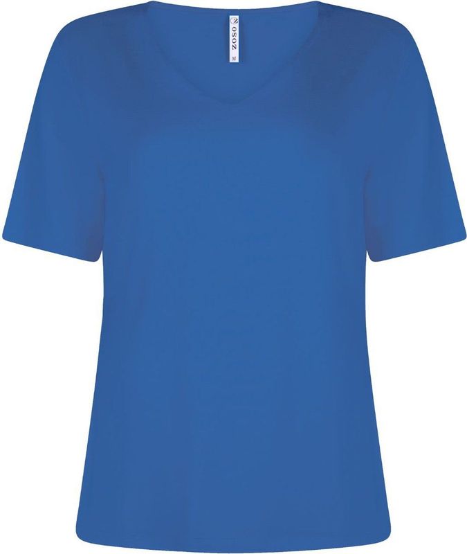 Zoso Lyan Casaul T-shirt Dames Blauw XS