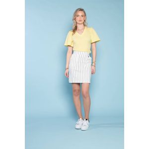 TQ-Amsterdam - Relinde - Top - Geel - Korte Mouwen