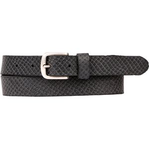 Petrol Industries Dames - Leren Riem - 90 cm - Zwart