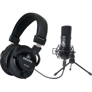 Devine PRO 2000 Hoofdtelefoon + USB Microfoon