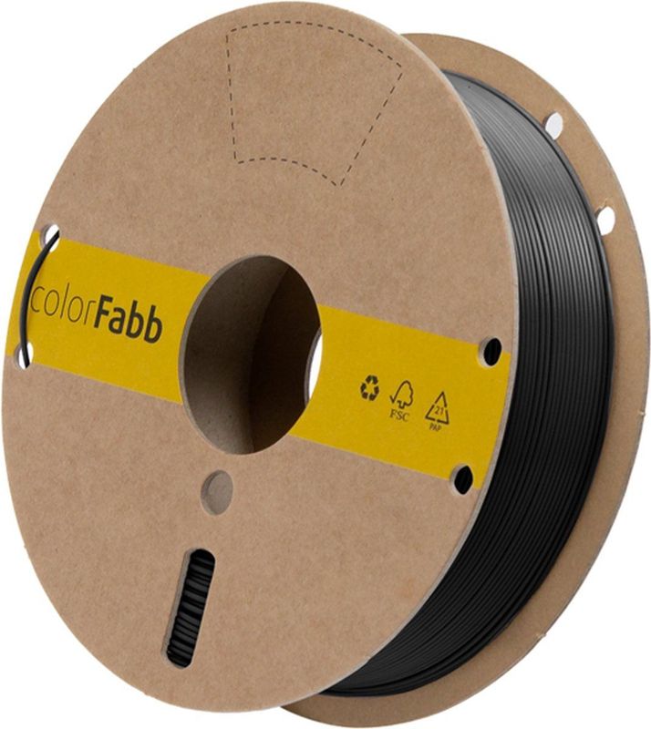 ColorFabb - PETG Filament - Zwart - Semi Mat - 1,75 mm - 2,2 kg