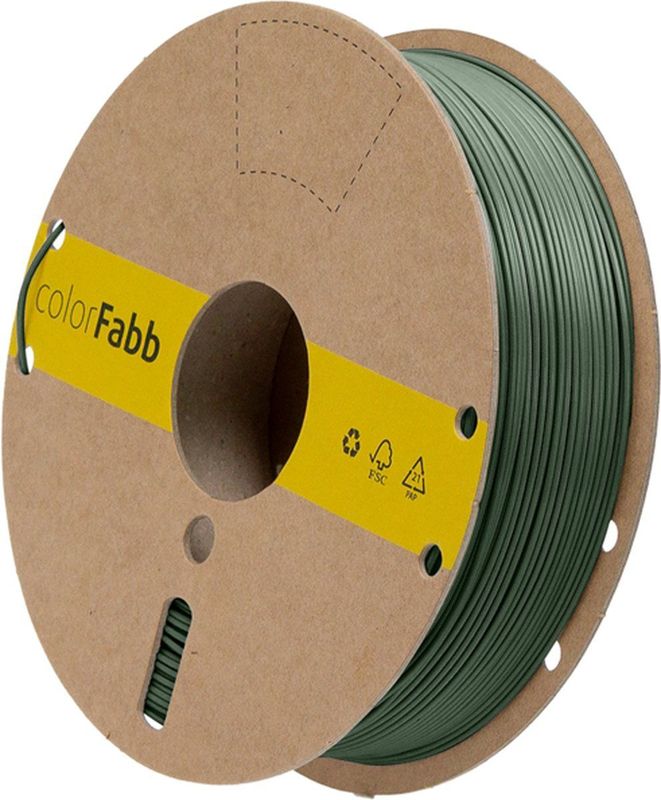 colorFabb LW-PLA-HT - 3D Print Filament - OLIJFGROEN - 750Gr