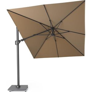 Platinum | Zweefparasol Challenger T² 350 x 260 cm | Taupe