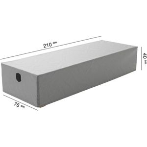 Liegeflächenbezug AquaShield Grey (210 x 75 x 40 cm)