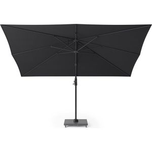 Platinum Challenger T² zweefparasol 350x260cm | Premium doek | Faded Black