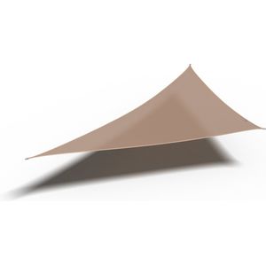 Nesling/Platinum Sun&Shade Coolfit schaduwdoek, driehoek met 90 graden hoek, afmeting 4 x 4 x 5,7 m, zand
