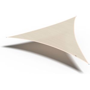 Schaduwdoek - Ecru Wit - HDPE Geweven Polyester - 500x500x500cm