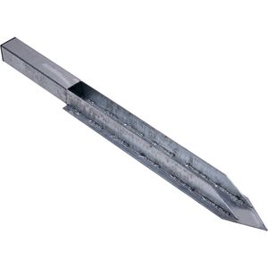 Platinum Sun & Shade – Paalanker voor bevestiging van een paal met flexoog - 105x10x13cm – Roestvrij staal