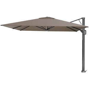 Platinum Sun & Shade – Zweefparasol – Beaufort - 320x320cm – Havana – 360° Draaibaar – 98% UV protectie