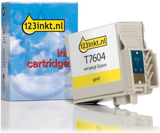 Epson - T7604 - Inktcartridge - Geel - 215 ml