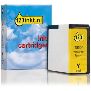 Epson T8504 inktcartridge geel (123inkt huismerk)