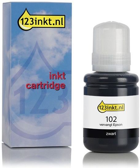 Inktfles - Zwart - 127 ml - Geschikt voor Epson EcoTank