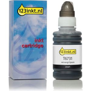 Inktfles - Zwart - 100 ml - Geschikt voor Epson L800 L810 L850 L1800