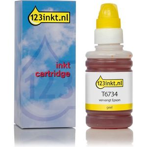 Inktfles - Geel - 100 ml - Geschikt voor Epson L800 L810 L850 L1800 L805