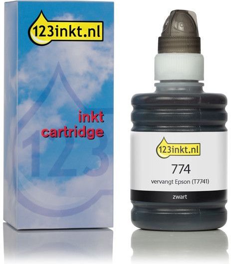Huismerk - Epson774 - Inktfles - Zwart - 140 ml