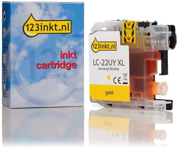 Cartridge - Geel - Geschikt voor MFC-J985DW, DCP-J785DW - Inhoud 1300 Pagina's