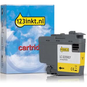 123inkt huismerk vervangt Brother LC-3235XLY inktcartridge geel hoge capaciteit