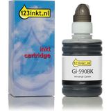 Inktfles - Zwart - 140 ml - 123inkt Huismerk