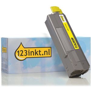 123inkt - Toner - Hoge Capaciteit - Zwart - Geschikt voor OKI C712