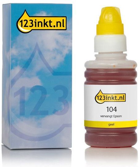 Inktfles Geel - 70 ml - Geschikt voor Epson EcoTank Printers