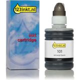 123inkt huismerk - Epson 101 - Inktfles - Zwart - 127 ml