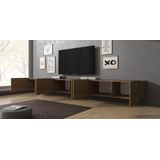 Meubella - TV-Meubel Calgary - Eiken - 300 cm (2x 150) - Hangend of staand