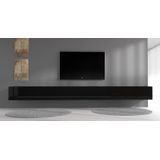 TV-Meubel Flame - Zwart - 320 cm