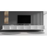 TV-Meubel Flame - Wit - 320 cm