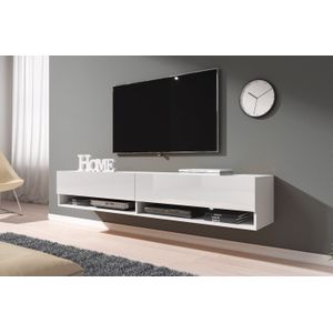 Meubella - TV-Meubel Asino - Wit - 180 cm