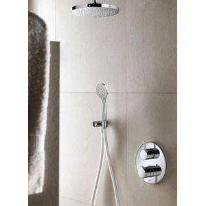 Hotbath Get Together IBS1A inbouw regendouche met 3s handdouche, 15cm plafondarm en 25cm hoofddouche chroom
